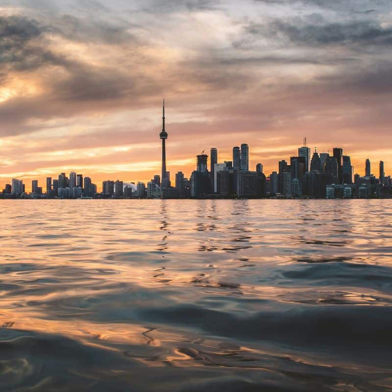 Toronto Skyline at Sunset